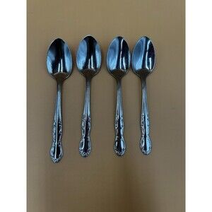 Utica USA Stainless Silverware 4 Tablespoon Flatware Replacement Woodbine Floral